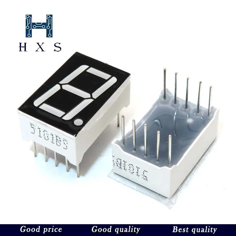 5PCS 0.56inch LED display 7 Segment 1Bit/2 Bit/3 Bit/4 Bit Digit Tube Blue Common Cathode / Anode Digital 0.56 inch led 7segment