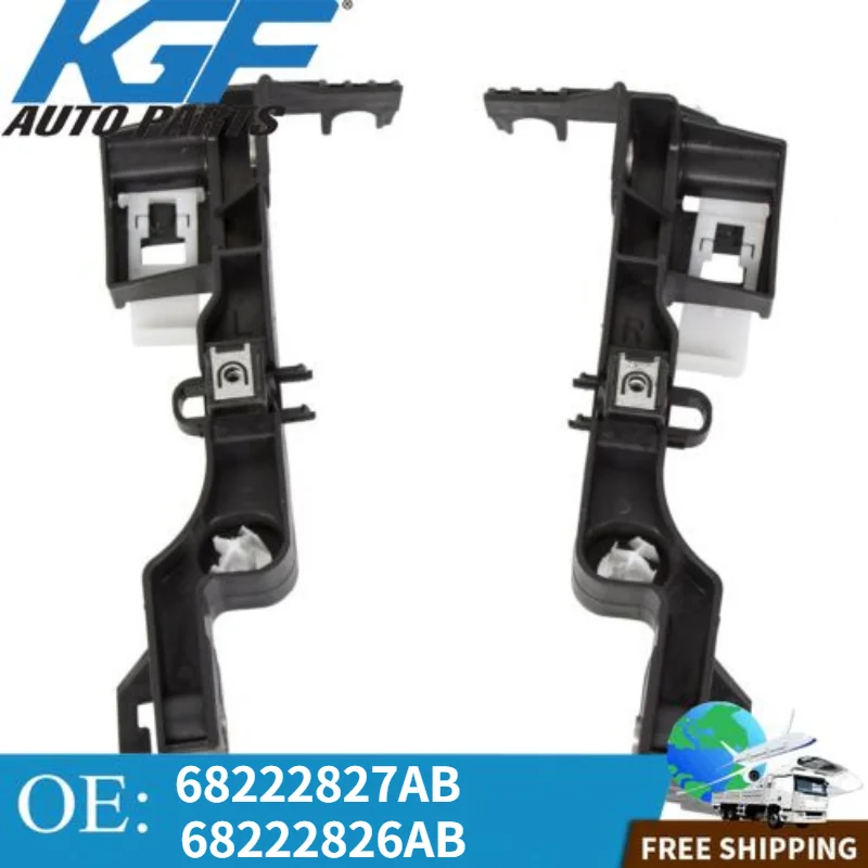 

100% new high quality Headlight Lamp Mounting Brackets Driver & Passenger for 09-17 Dodge Ram Truck 68222827AB 68222826AB