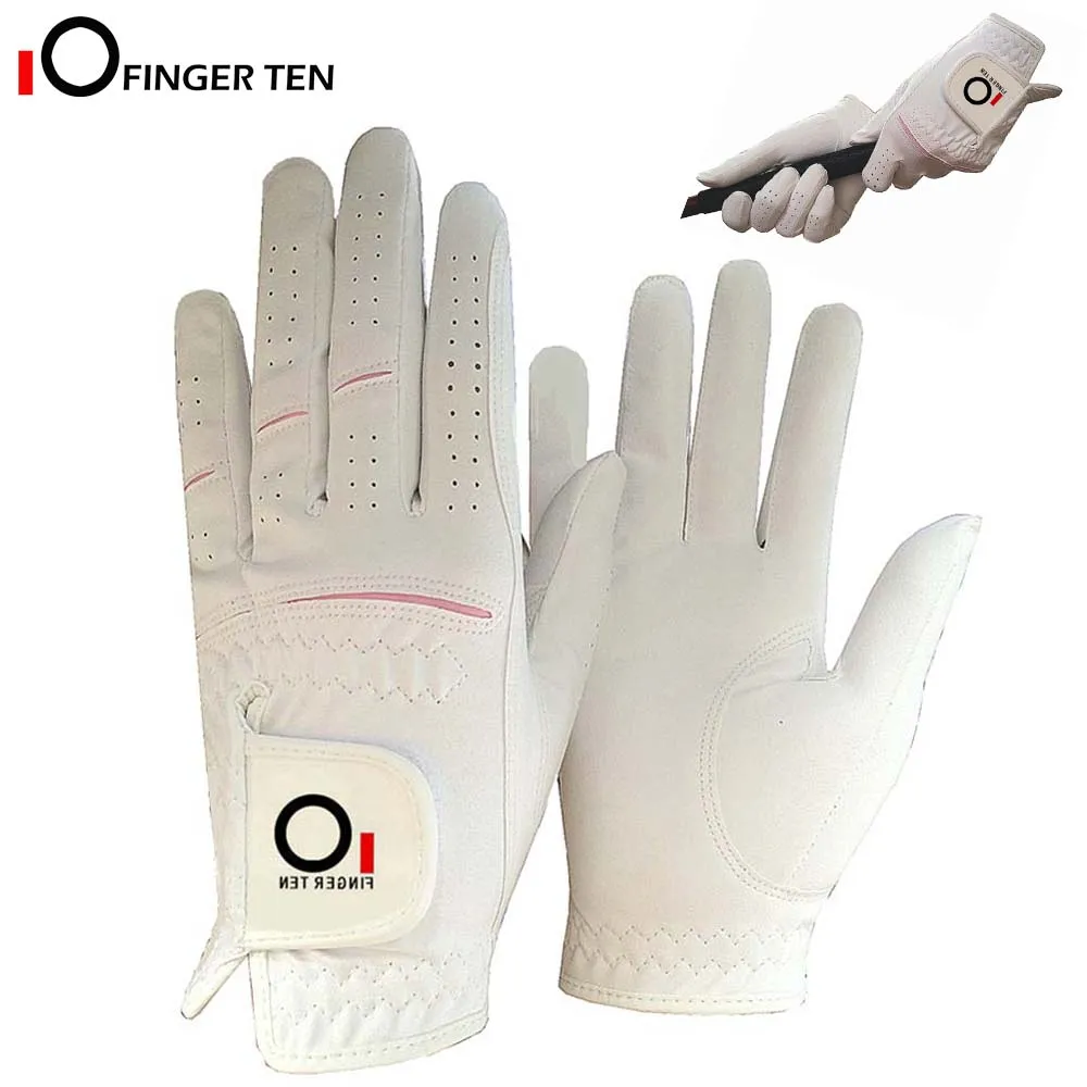 Womens Ladies Golf Rain Gloves 2 Pack Left Right Hand Wet Hot Cool Grip Fit XS Small Medium Large XL