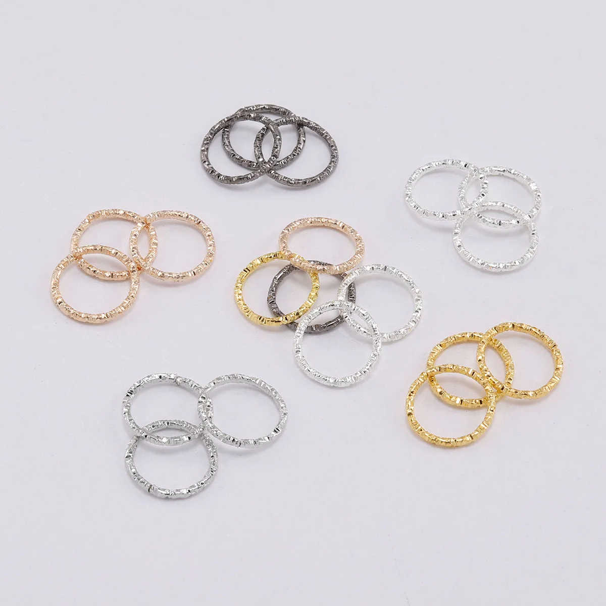 50-100 teile/los 8-20mm Runde Jump Ringe Verdreht Öffnen Split Ringe Jump Ringe Stecker Für DIY schmuck Zeug Ergebnisse Liefert – Detail 8