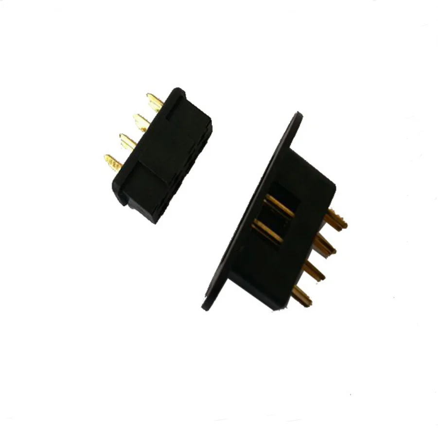 5/10 Pairs Gold Plated Black RC Accessories Servo connector MPX 8 pins connector plug for RC hobby Model Car Plane boat charger