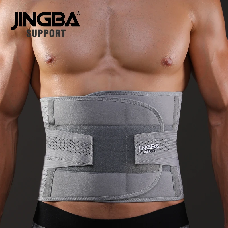 JINGBA SUPPORT Women Fitness Corset Slimming Sweat Belt Waist Trainer Men Back Support Waist Protection