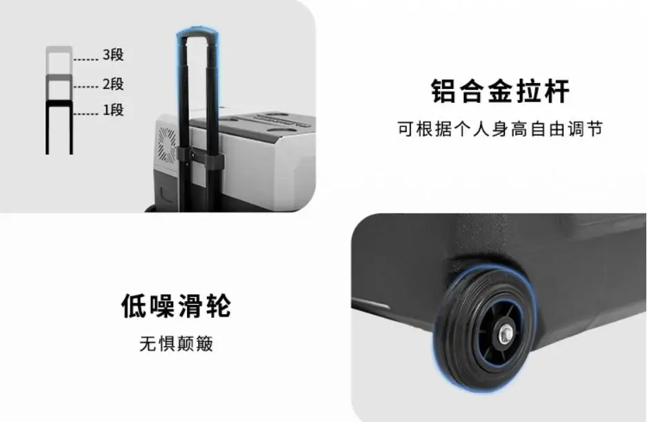 Przenośna mini lodówka domowy lodówka samochodowa Alpicool CX30 AC100-240V DC12/24V zewnętrzna pokrowiec na wózek do kompresora domowego