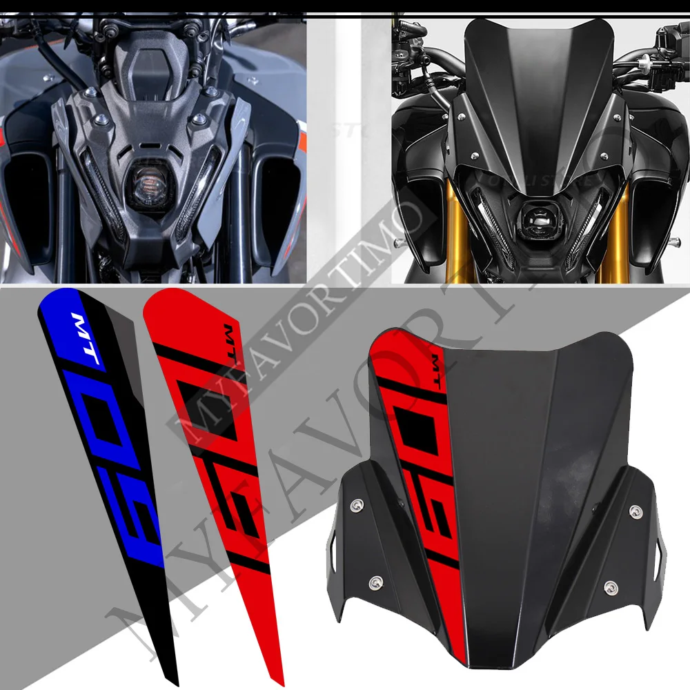 

FOR YAMAHA FOR MT09 MT 09 MT-09 SP Motorcycle Windscreen Accessories Windshield Wind Shield Deflector Decal Stickers 2021 2022