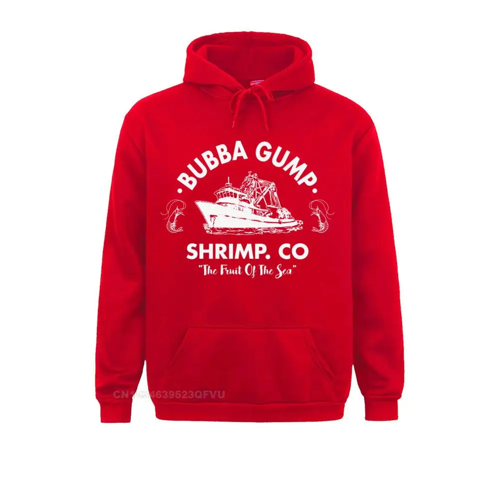 Men's Bubba Gump Shrimp Hoodies Fish Funny Fisherman Clothing Funny Pullover Hoodie Harajuku Japanese Streetwear