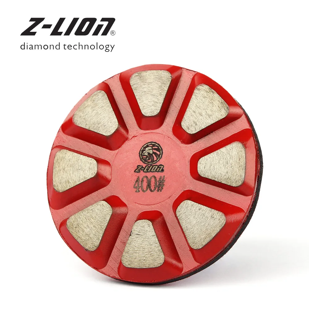 Z-LEAP 3 Inch 1PC Diamond Polishing Pad 75mm Concrete Granite Marble Floor Grinding Disc Metal Bond Turbo Segments Abrasive Tool