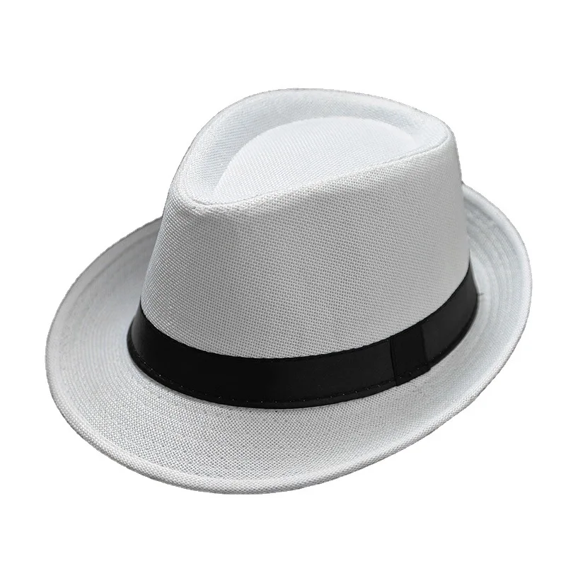 Sombrero de Jazz para hombre y mujer, sombrero clásico de Panamá para el sol, estilo Retro, Unisex