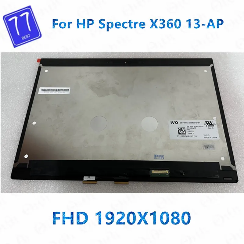 

B133HAN05.5 LCD Display Touch Screen Glass Assembly For HP Spectre x360 13-AP 13-ap0013DX 13-AP0010CA 13-AP0023DX 13-AP0001NA