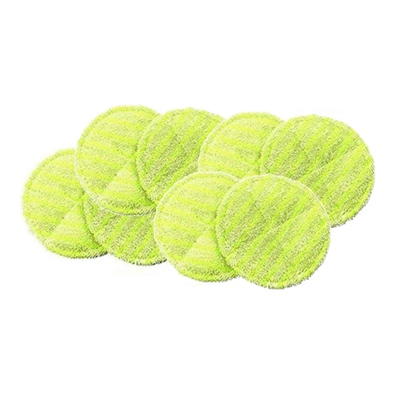 AD-Replacement Pad for Cordless Electric Rotary Mop Sweeper Wireless Electric Rotary Mop Replacement Scrubber Pad Including 8 Mi