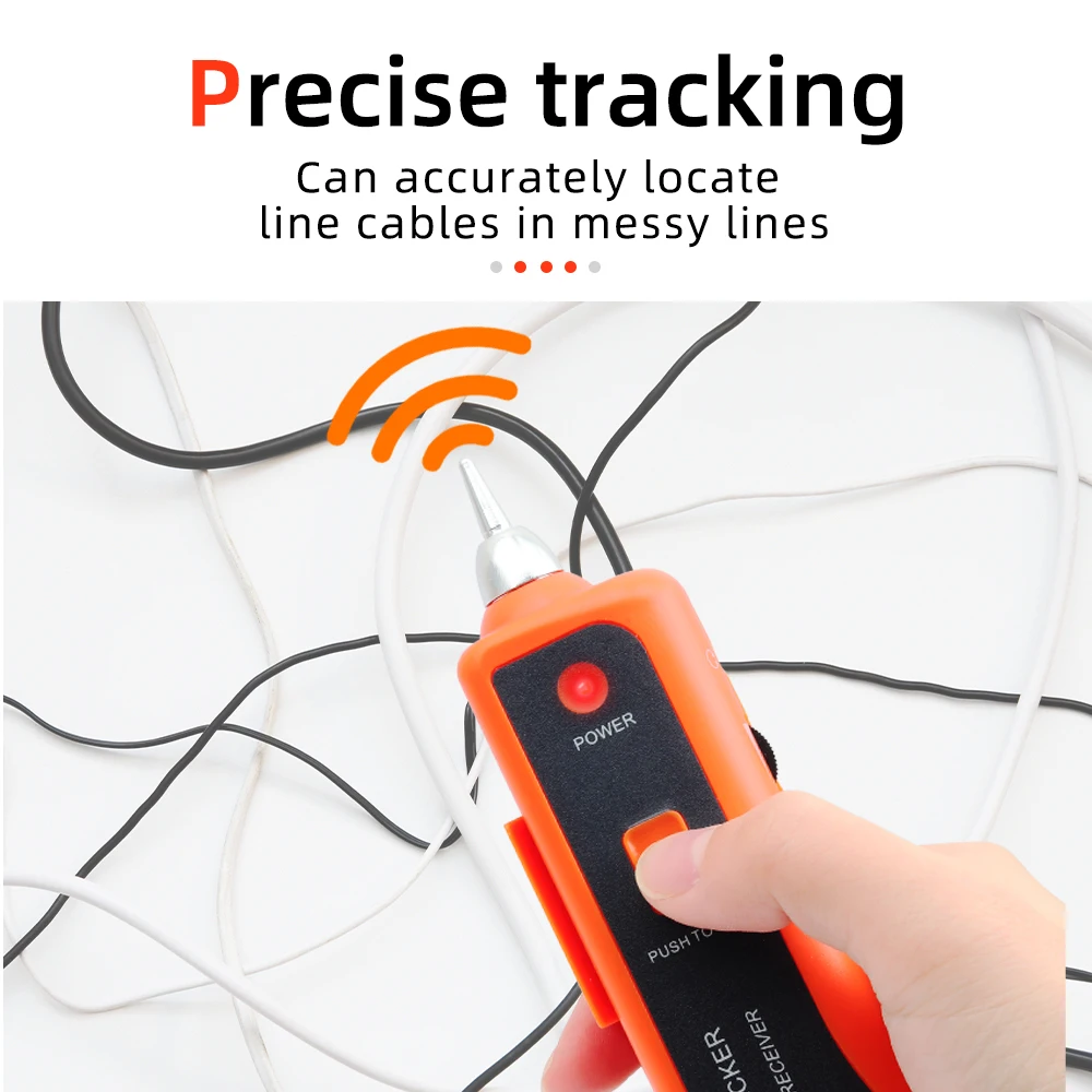 KELUSHI-LAN Network Cable Tester, Wire Tracker, Line Finder, Telefone Tracer, XQ-350, UTP, STP, Cat5, Cat6, RJ45, RJ11