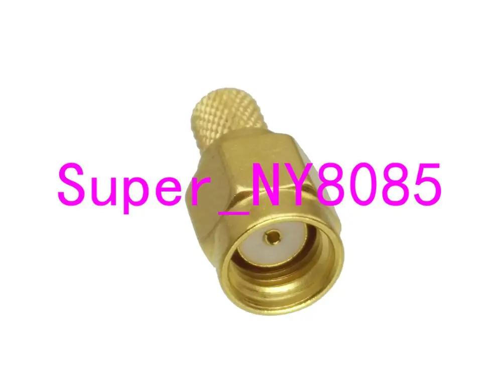 10pcs RP-SMA RP SMA male jack crimp RG58 LMR195 RG142 RG400 Cable RF Coaxial connector Wire Terminals For Radio Wifi Antenna