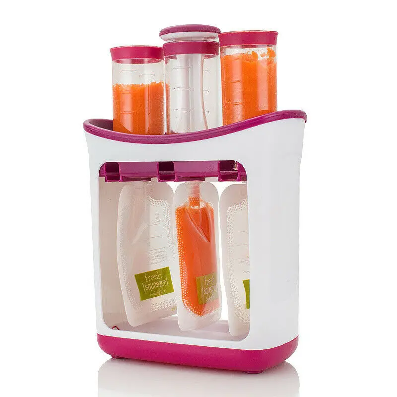 

Squeeze Food Station Baby Food Organization Storage Containers Maker Storage Packing Machine Juice Puree Pack Feeding Pouches