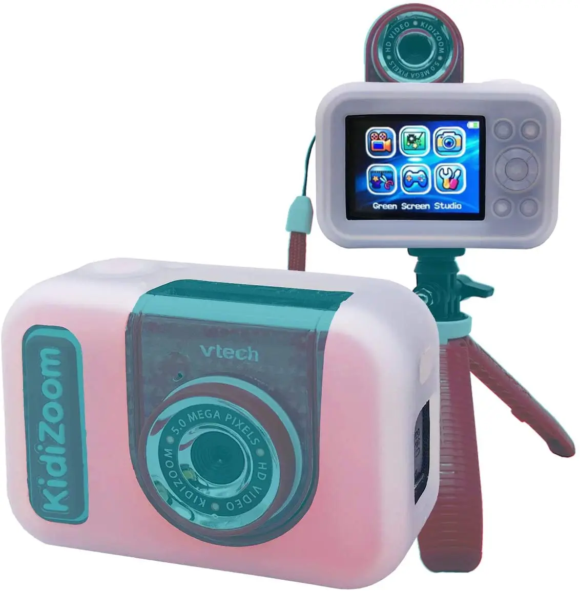 Silicone Cover and  Hard Case Protective Skin Sleeve Shell for VTech KidiZoom Creator Cam Video Camera (Only Cover case )