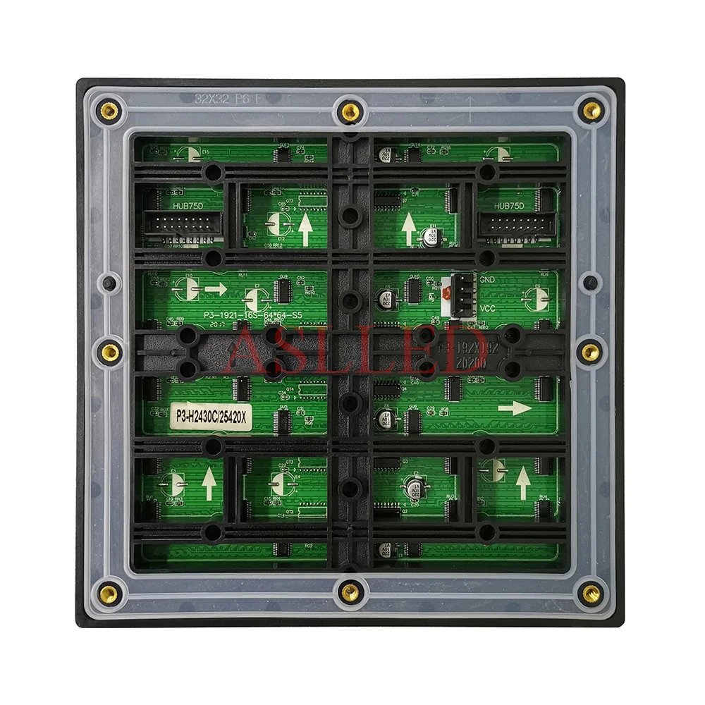 P3 outdoor waterproof LED Matrix panel SMD1921 192x192mm RGB full color LED Video Wall HUB75E interface led screen manufacturer