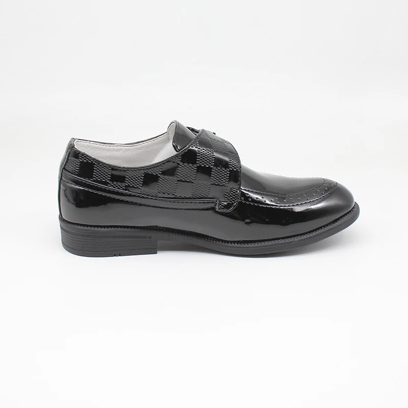 Scarpe in pelle per bambini per ragazzi bambini bambini fibbie appartamenti per matrimoni occasioni formali spettacolo spettacolo Slip On scarpa