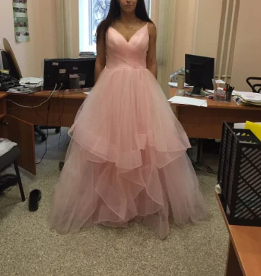 Robe de Mariée Romantique Blanche en Tulle Longueur au Sol, Tenue de Plage avec Fermeture Éclair au Dos et Queue de 30cm, pour les Patients, Quelles que soient les Bretelles, 2019