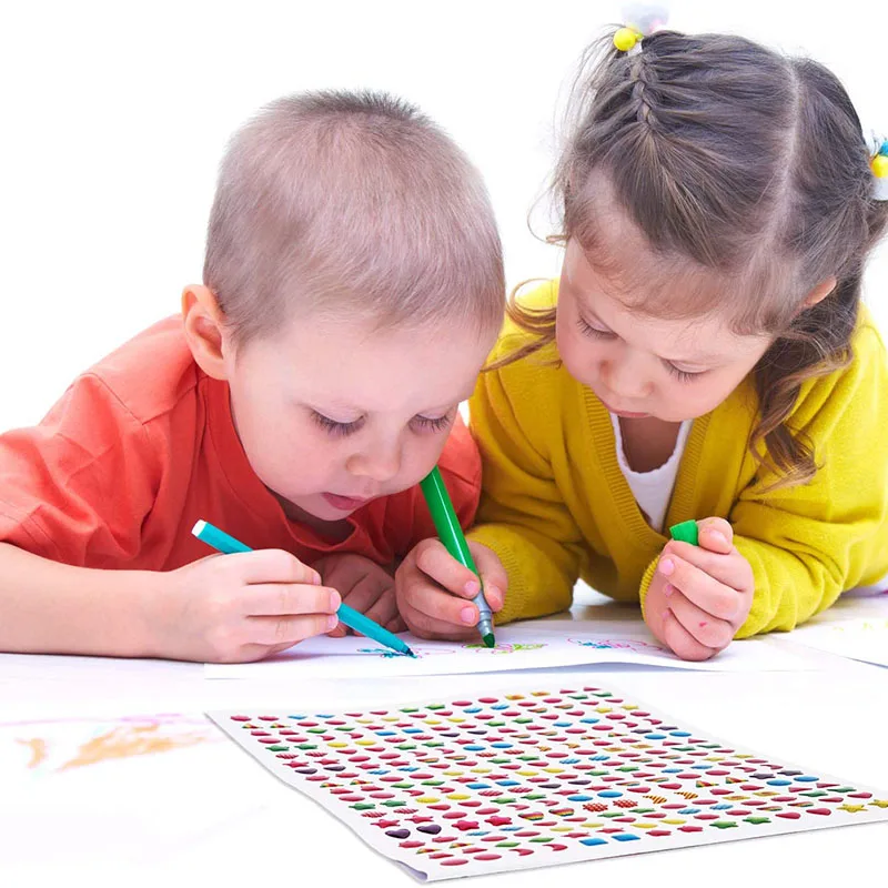 Bunte Kinderaufkleber Mädchen Geburtstagsgeschenke 3D Laser Funkelndes Einhorn Tier Süßigkeiten Aufkleber Scrapbook Dekoration Schulbedarf – Detail 28