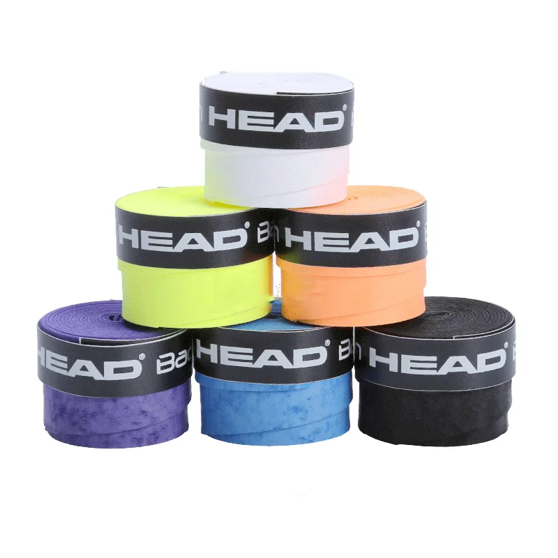 60pcs/lot HEAD Tennis Overgrip Padel Racket Single Tenis Grip Tape Anti Slip Outdoor Training Sweatband Badminton Accessories