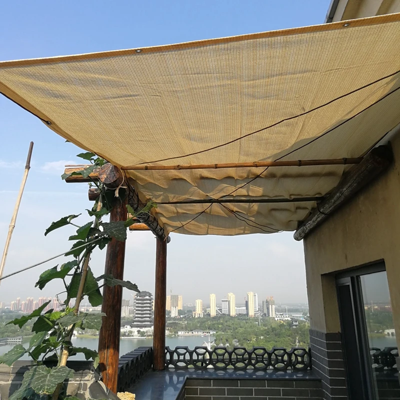 

Beidge Sunshade Net Awning Sail Rooftop Awning Shade Sail Awning Sunblock lily Plant Cover Curtain Line Balcony Privacy Safty