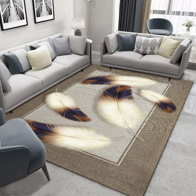 

Modern luxury living room carpet sofa coffee table pad Nordic simple bedroom bed area rug custom home kitchen Antiskid floor mat