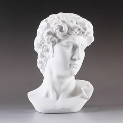 30CM DAVID APOLLO VENUS GODDESS BUST ART SCULPTURE RESIN CRAFTS NORDIC DECORATIONS FOR HOME GYPSUM STATUE ART MATERIAL R4082