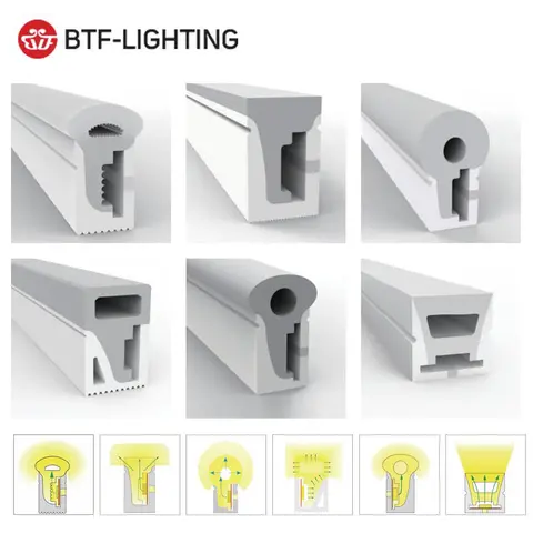 RGBW LED Neon Rope 1m-5m Waterproof BTF-LIGHTING