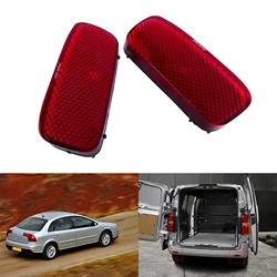 ANGRONG 2pcs Rear Bumper Reflector Red Lens For Peugeot 107 206 607 Expert Citroen Fiat