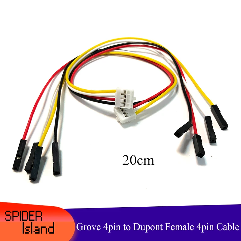 

30pcs/lot JST Cable Grove Cable 4Pin Female Cable Grove Sensor Dedicated Cable 5 Installed Winder 20cm