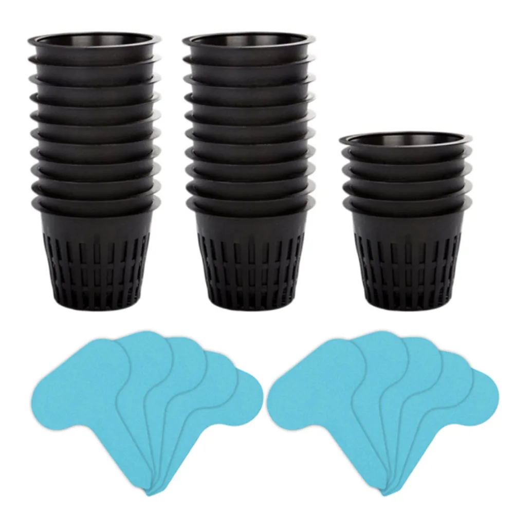 

Корзины для посадки, чашки с фиксированной ценностью и этикетками для растений, садовые растения, выращивание ростков овощей, сетчатая чашка для детского сада