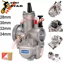 For Yamaha Suzuki Honda 75-250cc Universal For KOSO PWK 28 30 32 34 2T 4T For Keihin Mikuni Carburetor Carburador With Power Jet