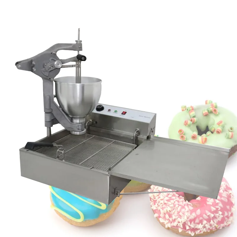 

110V 220V Commercial Equipment For Production Of Donuts Manual Donut Doughnut Making Frying Machine