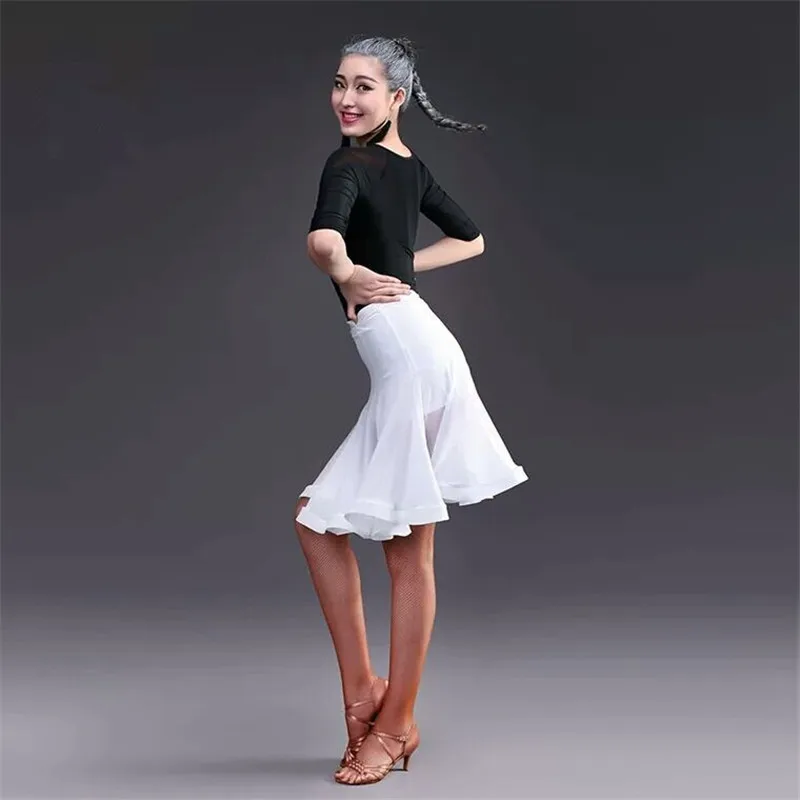 Fashion Ballroom woman latin dance skirt Tango costume Sexy rumba samba dance skirt for Child training dress performance wears