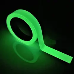 3M Green Luminous Tape Self Adhesive Glow In The Dark Stickers Stage Decorative Luminous Fluorescent Tape Warning Stickers