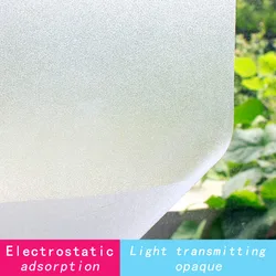 Window Film Electrostatic Adsorption Frosted Self Adhesive Film Window Sticker for Glass Privacy Anti Look Matte Window Film
