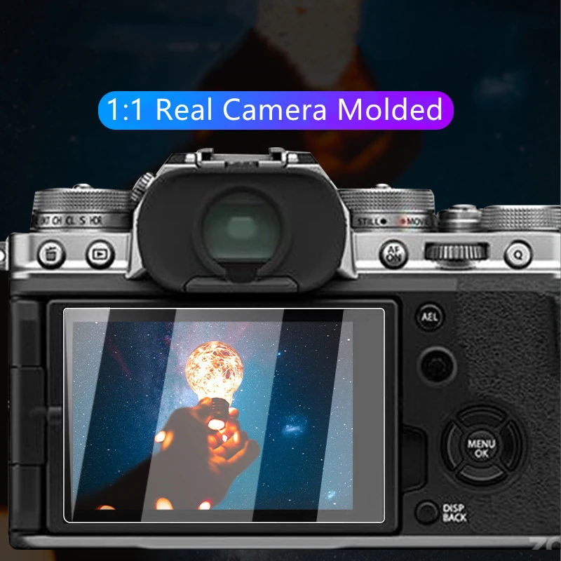 2 Chiếc Fuji XT4 XT3 Camera Kính Cường Lực 9H Camera Kính Cường Lực Bảo Vệ Màn Hình Cho Máy Ảnh Fujifilm Fuji X-T4 X-T3 x-T2 X-T1 X-H1 Camera