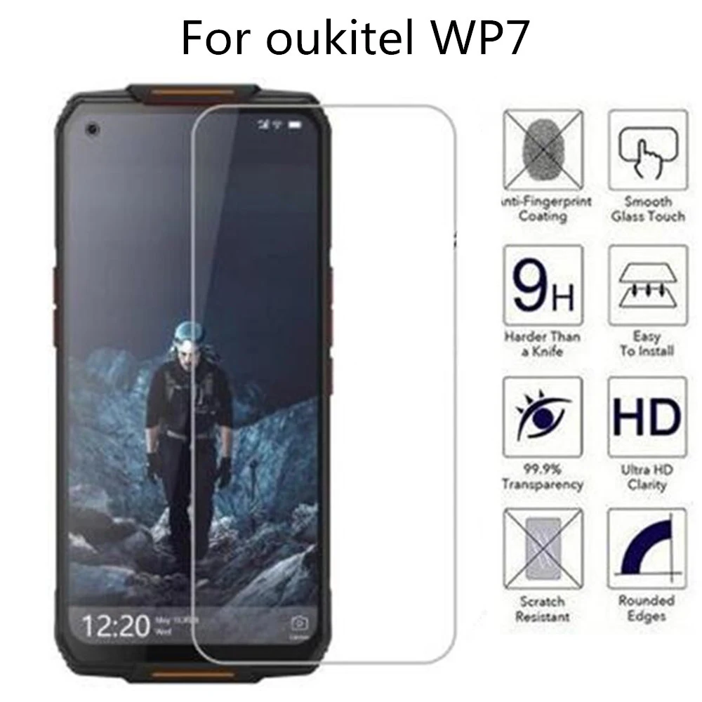 2 шт. чехол для oukitel wp7 wp6 wp2 wp5 wp8 pro стеклянная Защитная пленка для экрана телефона для oukitel wp 6 2 7 8 5 стекло