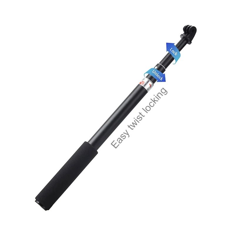 for GoPro Accessory 29 inch Aluminum Selfie Stick Monopod for Go Pro Hero 10 9 8 7 6 5 4 Session Dji Sjcam Xiaomi Yi Eken Camera