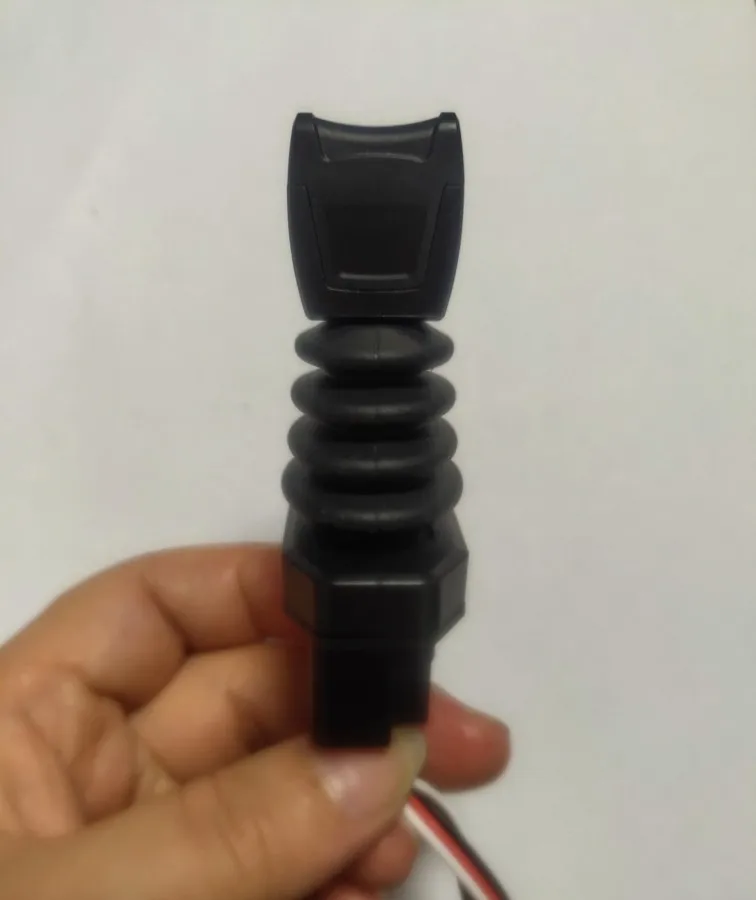 Холл электрическая ручка управления типа кончика пальца одноосный контроль толкатель для большого пальца промышленный джойстик