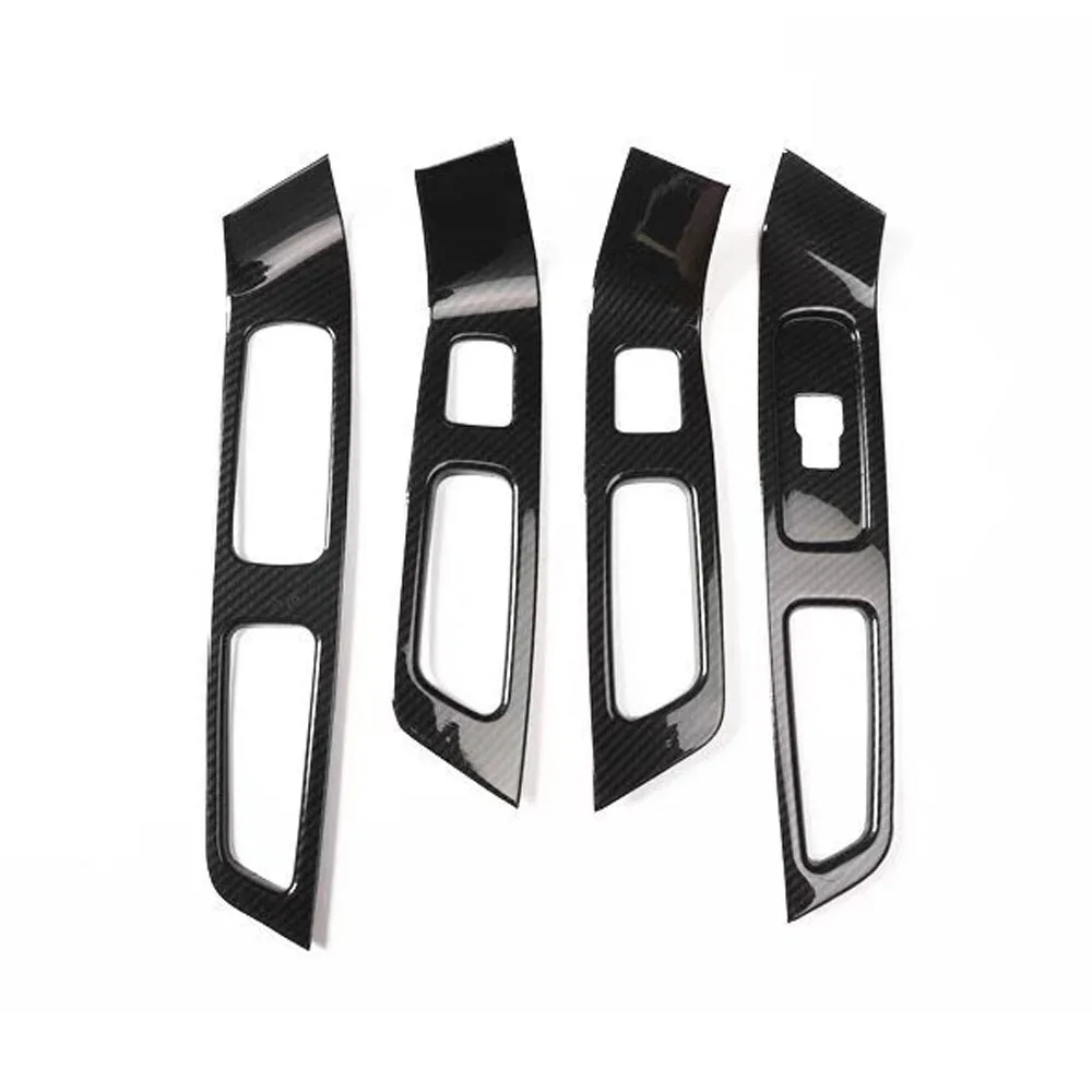 

For Volvo S60 2014-2018 Left Hand Drive Car Window Lift Switch Panel Cover Trim Styling Interior Auto Molding Accessories 4pcs