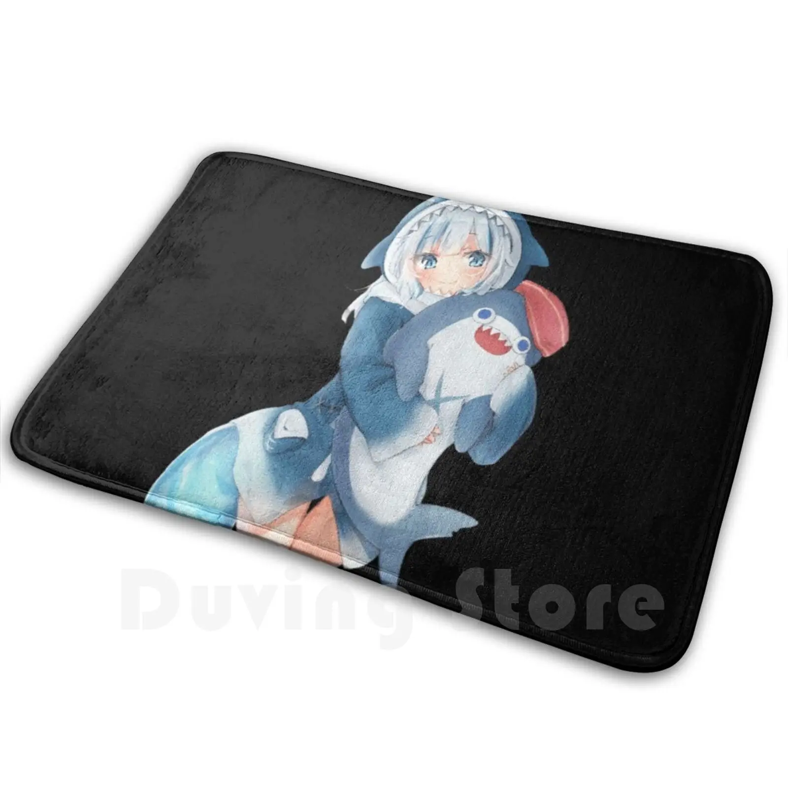 Gawr Gura Cute Carpet Mat Rug Cushion Hololive Vtuber Anime Hololive Hololive Hololive Inugami Korone Kiryu Coco Shirakami