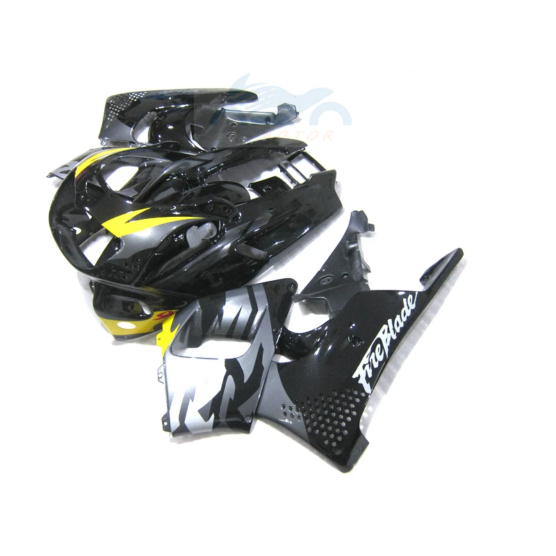 

Top Selling Motorcycle parts Fairing kits for Honda CBR900RR CBR893RR 1996 1997 black yellow fairings set CBR 893 RR 96 97 VC74