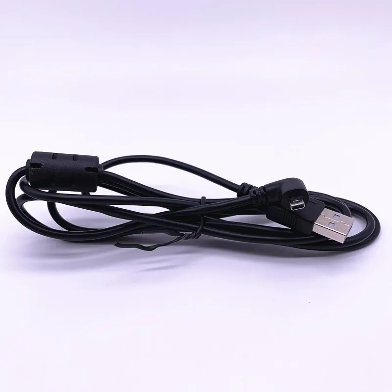 USB Male Plug To Wire 8 Pin Left Angled 90 Degree Plug Camera Data Cable for Sony CyberShot W Series DSC-W180 W190 W190R W310