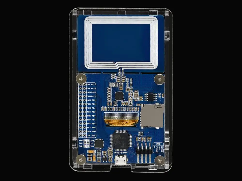 ST25R3911B NFC Development Kit, NFC Reader, контроллер STM32F103, несколько NFC протоколов
