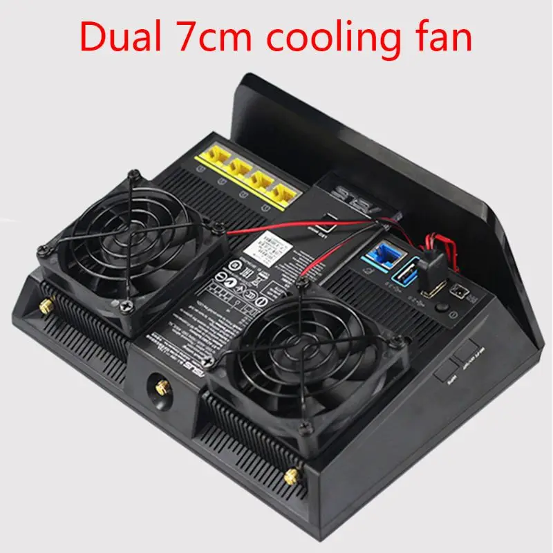 1 комплект охлаждающий вентилятор USB Вентилятор Кулер для A-SUS RT-AC68U/AC86U/AC87U/R8000 маршрутизатор дропшиппинг