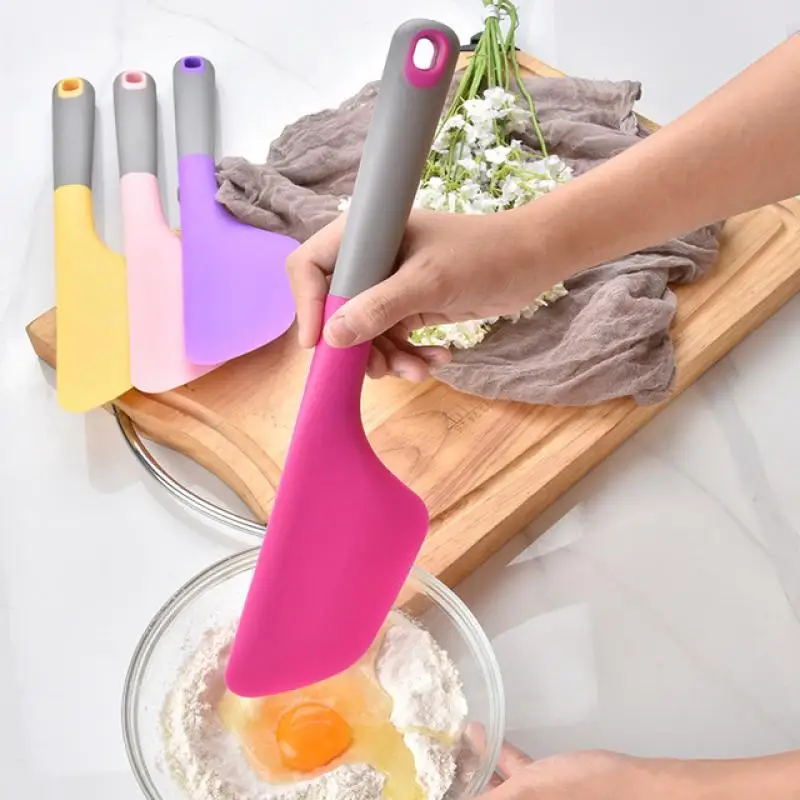 Extra Large Silicone Cream Baking Scraper 34cm Non Stick Butter Spatula Smoother Spreader Heat Resistant Cookie Pastry Scraper