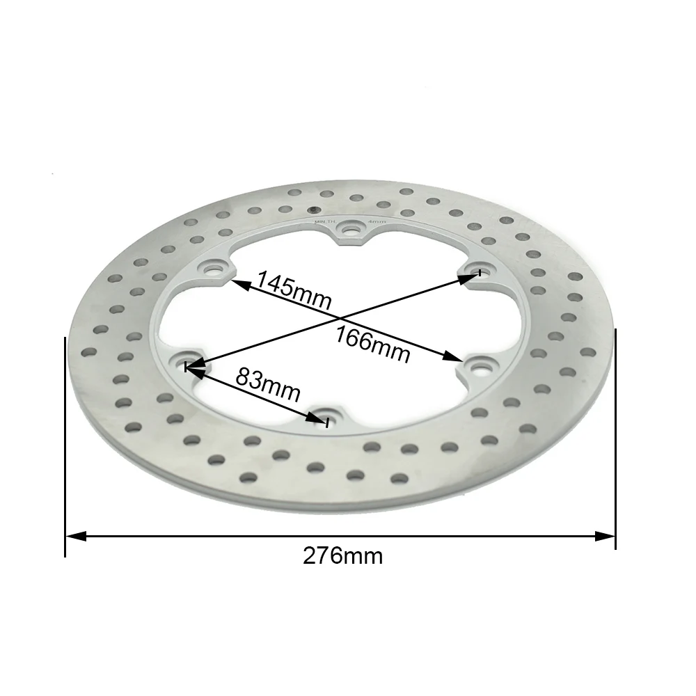 Rotor de disco de freno delantero para motocicleta, accesorio de 276mm para Honda XLV600, TRANSALP, CBX750F, XLV750R, CBR600F, VFR400R, VF1000F,