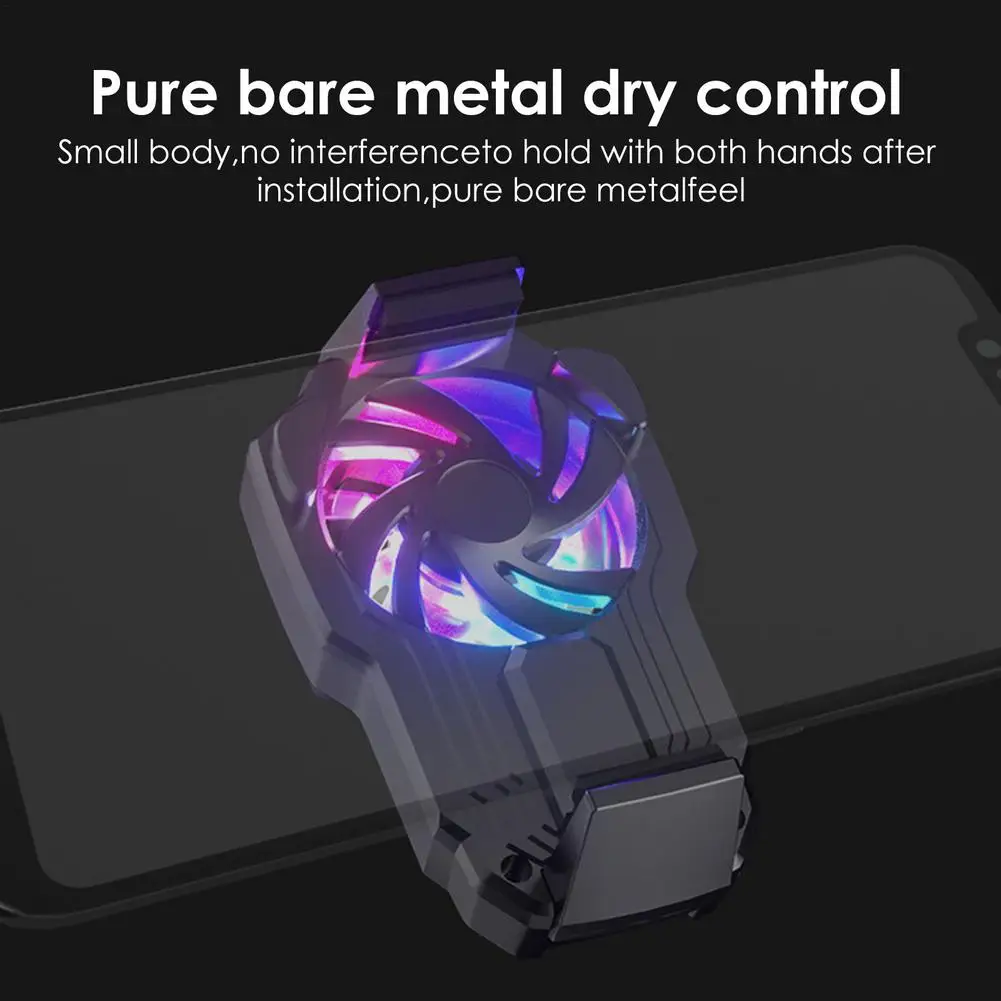 Universal Adjustable Cooling Cell Phone Radiator Wind Power 700mAh Large Battery Air-Cooled Quick Mini Fan Game Phone Radiator