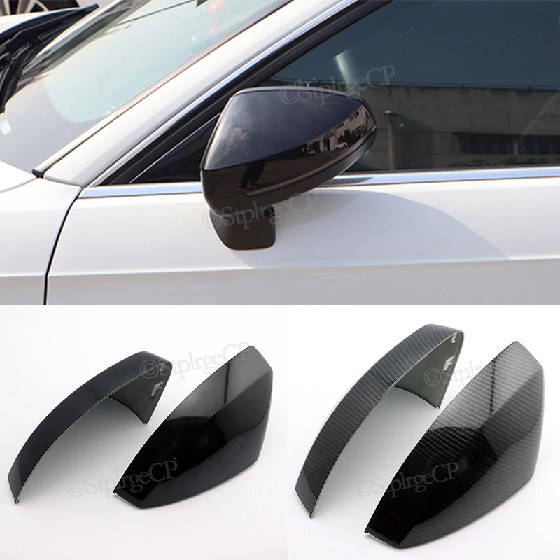 

Крышка для зеркала из углеродного волокна для Audi A3 8V 2013 2014 2015 2016 2017 2018 2019 новый A3 Sline S3 Автомобильная крышка заднего зеркала (замена)