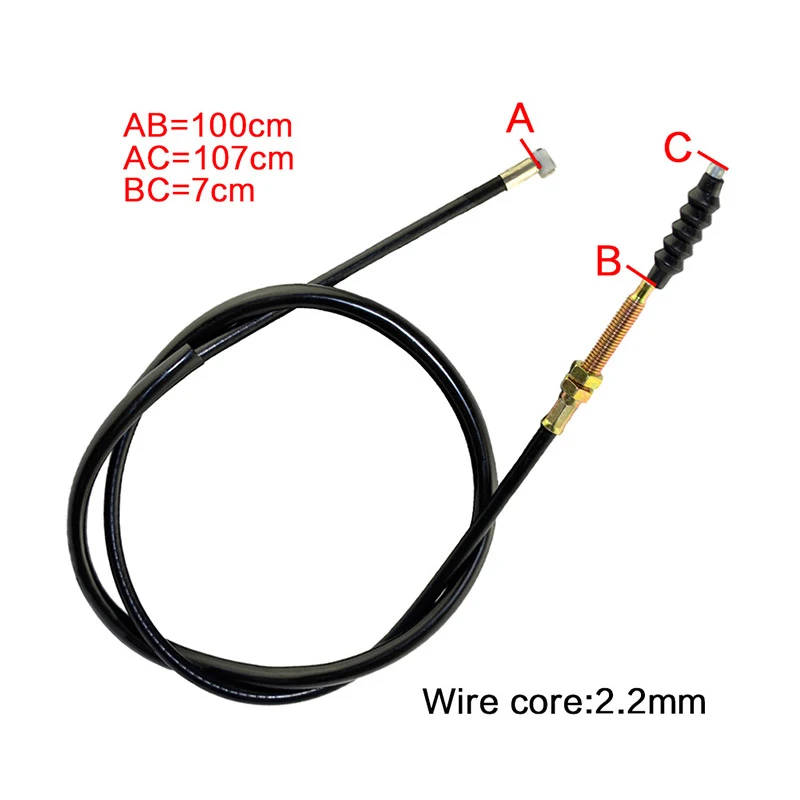 Road Passion Motorcycle Steel Clutch Cable For HONDA CRM250R 1989-1996 CRM250AR 1997-2000