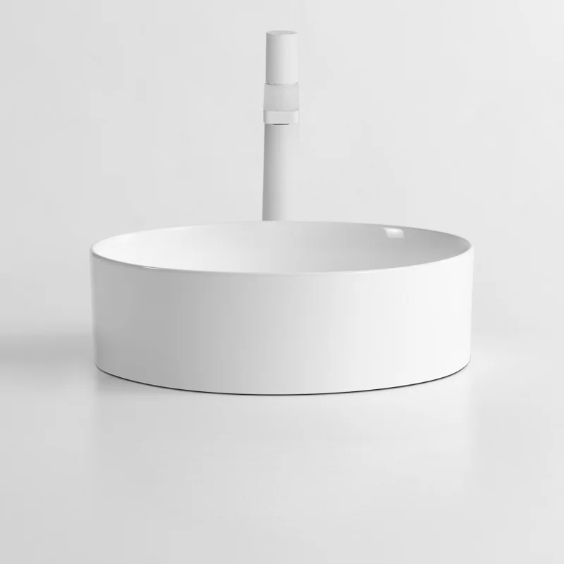 

Nordic Table Basin Wash Basin Household Children Wash Basin Washbasin Ceramic round the Flowerpot on the Balcony